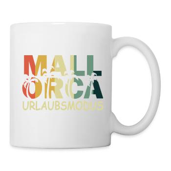 Mallorca, Urlaub - Tasse - Weiß - Rechts