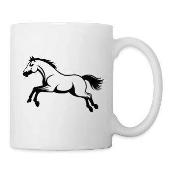 Horse Style Jump - Mug - white - Right