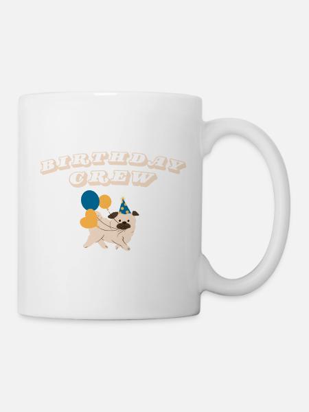 Birthday Crew - Tasse - Weiß