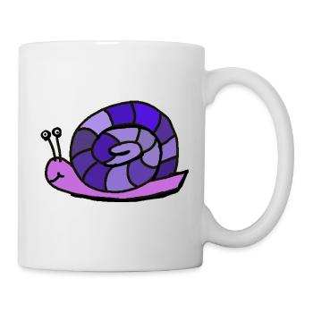 - Snail Cartoon Kids Child - Mug - white - Right