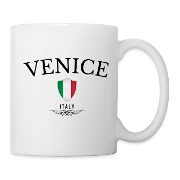 Souvenir Venedig, elegantes Design Venedig - Tasse - Weiß - Rechts