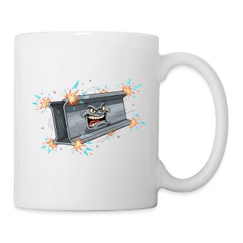 Dumpster Rage Streetwear - Mug blanc - blanc - Droite