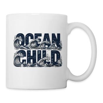 Mer Enfant Vague Mer - Mug blanc - blanc - Droite
