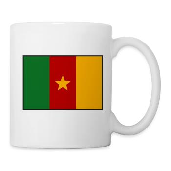 Drapeau du Cameroun - Mug blanc - blanc - Droite