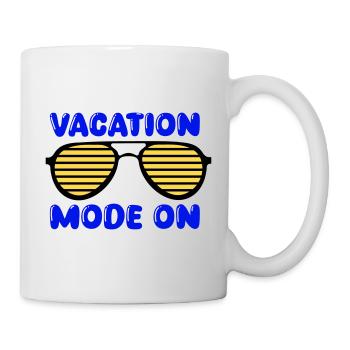 Urlaubsmodus an - Tasse - Weiß - Rechts