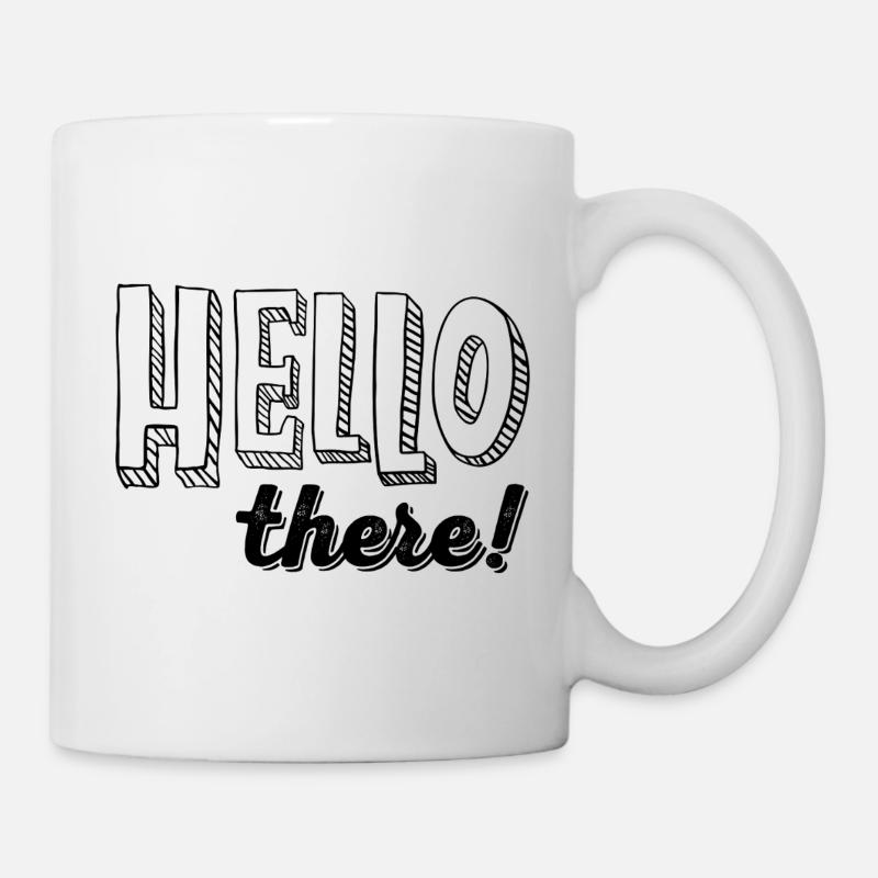 HELLO there! - Mug - white