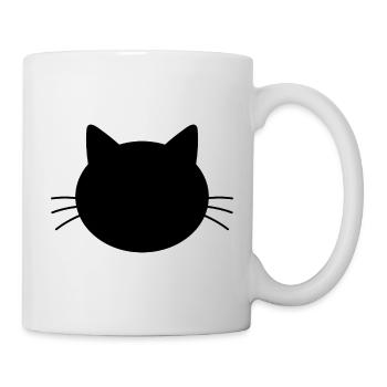 Cat head - Mug - white - Right
