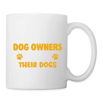 5 Out Of 4 Dog Owners Talk To Dogs Humor - Mug - white - Right