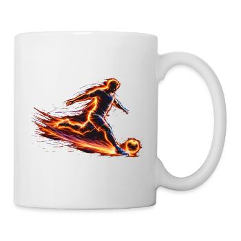 Soccer Player Energy Sport Design - Mug - white - Right