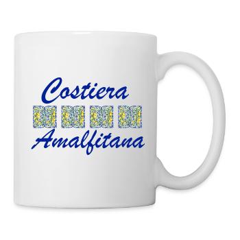 Amalfiküste - Tasse - Weiß - Rechts