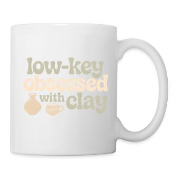 Still tonverliebt | Töpfern Keramik - Tasse - Weiß - Rechts