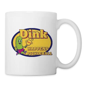Pickleball Dink Happen, drôle d’amour du pickleball - Mug blanc - blanc - Droite