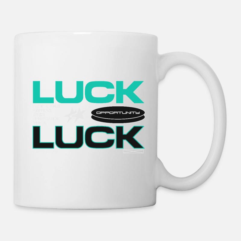 Luck & Opportunity Motif - Mug - white