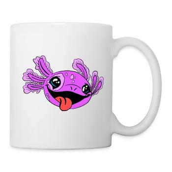 Naughty Axolotl with Tongue - Mug - white - Right