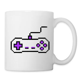 Retro Gamepad Controller Gamer - Mug - white - Right
