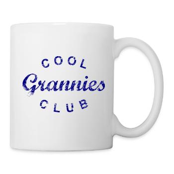 Cool Grannies Club Großmutter Muttertag Geschenk - Tasse - Weiß - Rechts
