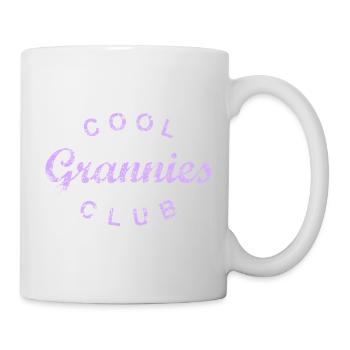 Cool Grannies Club Großmutter Muttertag Geschenk - Tasse - Weiß - Rechts