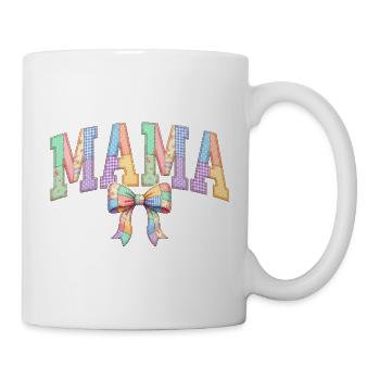 Mama Mom Life Floral Mom Baseball Mama  - Tasse - Weiß - Rechts