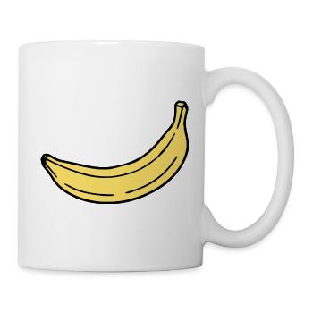 Banana minimal gift minimalist - Mug - white - Right