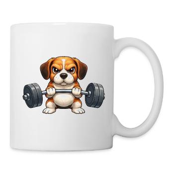 Great Dane Dumbbell Hero - Mug - white - Right