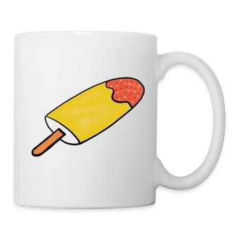 Eis Kinder Mädchen Jungen  - Tasse - Weiß - Rechts
