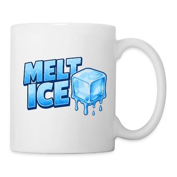 Faute de frappe des glaçons de glace fondu - Mug blanc - blanc - Droite