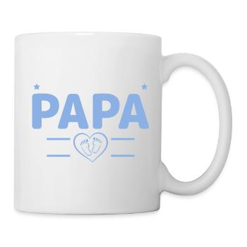 Babyparty Befördert zum Papa 2027 - Tasse - Weiß - Rechts
