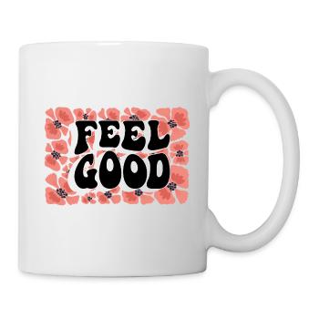 Feel Good Floral Motif - Mug - white - Right