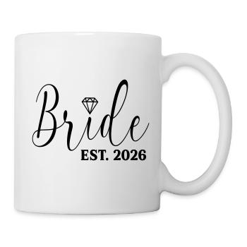 Mariage de mariée 2026 - Mug blanc - blanc - Droite