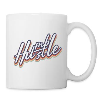 Humble Hustle Entrepreneur Homme d’affaires Businesswo - Mug blanc - blanc - Droite