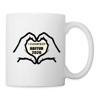 Abi 2026 bestanden - Kochen - Tasse - Weiß - Rechts