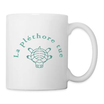 La Pléthore Tue Vert - Mug blanc - blanc - Droite