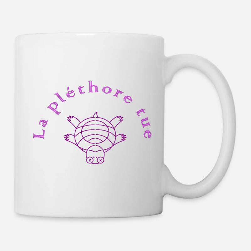La Pléthore Tue Violet - Mug blanc - blanc