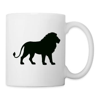 Lion lion - Mug blanc - blanc - Droite