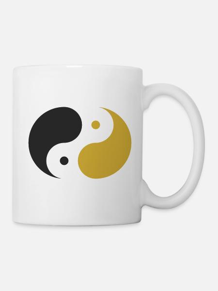Yin et Yang - Mug blanc - blanc