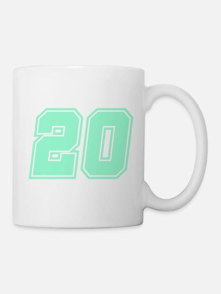 20- - Tasse - Weiß