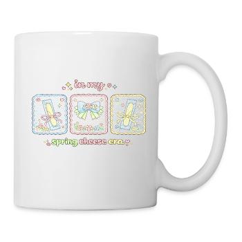 In My Spring Cheese Era Kawaii Pastel Coquette - Mug - white - Right