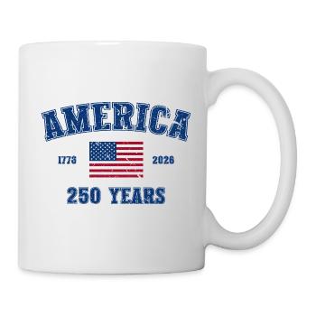 250e anniversaire de l’Amérique 1776-2026 - Mug blanc - blanc - Droite