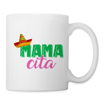 Mama Cita Fiesta - Tasse - Weiß - Rechts