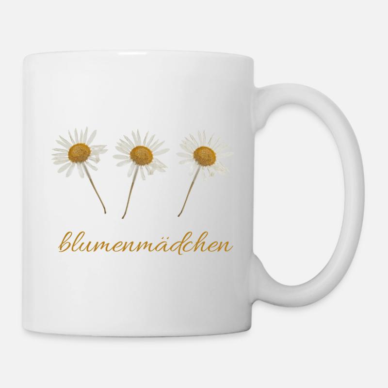 Blumenmädchen  - Tasse - Weiß