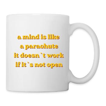 Parachute Mindset Quote - Mug - white - Right