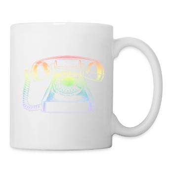 Telefon - Tasse - Weiß - Rechts