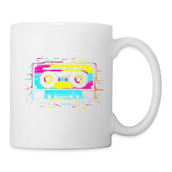 90s cassette - Mug - white - Right