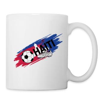 Haiti Football Jersey Supporter Haiti Soccer Foot - Mug - white - Right