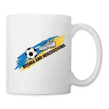 Bosnia Football Trikot Supporter Bosnia Soccer Fo - Tasse - Weiß - Rechts