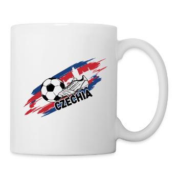 Tschechischer Fußball Tschechischer Fußballfan-Trikot - Tasse - Weiß - Rechts