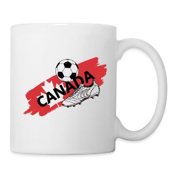 Canada Football Maillot Supporter Canada Soccer - Mug blanc - blanc - Droite