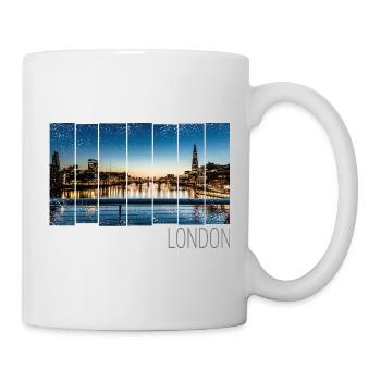 Londres UK Skyline Royaume-Uni Royaume-Uni Angleterre Souvenir - Mug blanc - blanc - Droite
