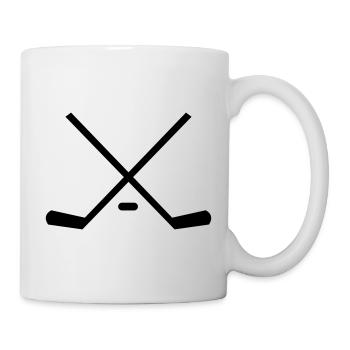 hockey - Tasse - Weiß - Rechts