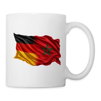 Drapeau Allemagne Maroc - Mug blanc - blanc - Droite
